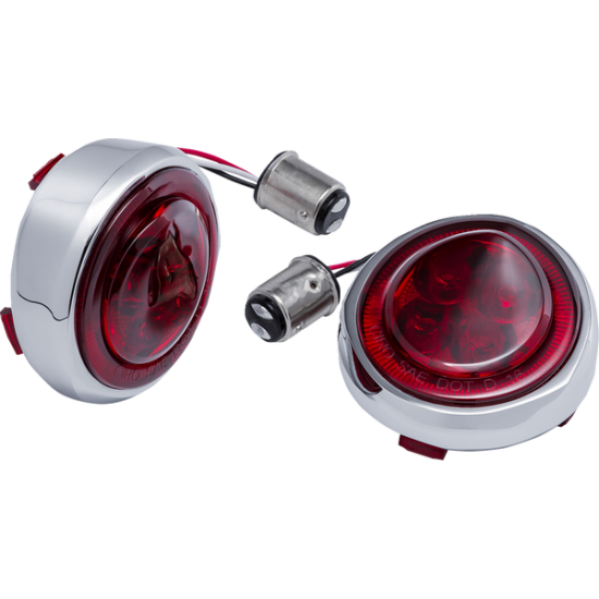 Fang® Heck-Blinkereinsatz mit LED-Beleuchtung LIGHT FANG RR CHR/RED