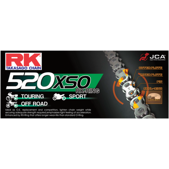 X-Ring 525 XSO Chain CHAIN RK525XSO 110R