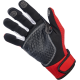 Baja Gloves GLOVES BAJA RED/BLK XS