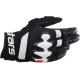 Halo Leather Gloves GLOVE HALO BLACK/WHITE M