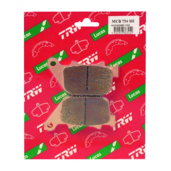 SH Series Sindered Rear Brake Pads BRAKE PAD TRW MCB754SH