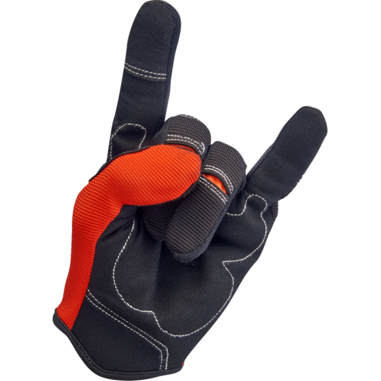 Moto Gloves GLOVES MOTO ORG/BLK XXL