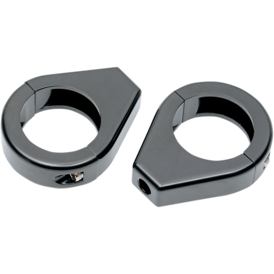 Gabel-Blinkerhalterungen CLAMP T/S MNT 39MM BLK