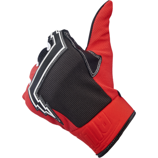 Baja Gloves GLOVES BAJA RED/BLK XS