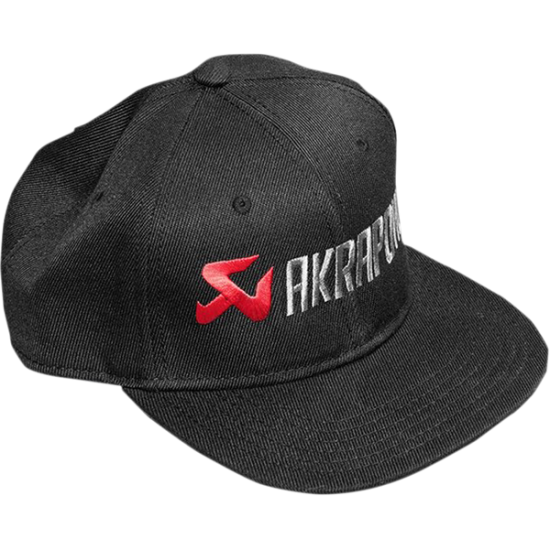 Black Hat HAT AKRAPOVIC FLAT BLK