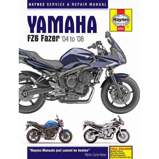 Service Handbuch YAMAHA FZ6 FAZER 04 - 08