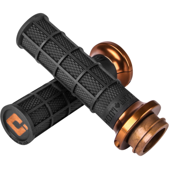 Harley Hart-Luck Signature V-Twin Lock-On™ Griffe GRIP ODI VTWIN BK/BNZ