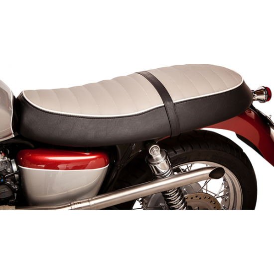 Retro-Sitzbankbezug SEAT COVER GREY WHT PIPE