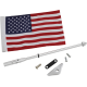 Folding Flag Pole with US Flag FLAG POLE GL1800 18