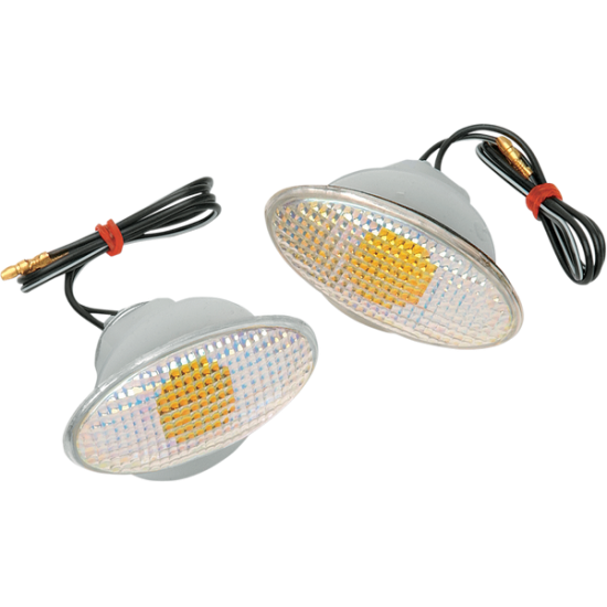 Flat Oval Marker Lights MRKR LGHT FLT OVL MD RNBW