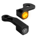 NANO Series Handlebar Turn Signals NANO FLH 21 BLK DRL