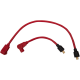8mm Custom-Fit Spark Plug Wire Kit RED PLUG WIRE 65-99FL FX