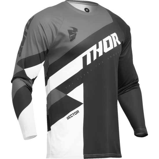 Sector Checker Jersey JERSEY SECTOR CHKR BK/GY SM