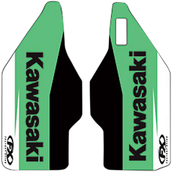 Lower Fork Guard Graphics GRAPHIC OE FORK KX2/4 16-