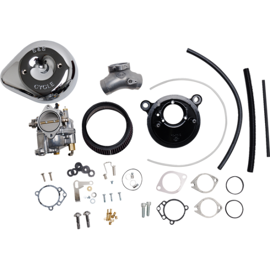 Super E Carburetor with Stealth Air Cleaner Kit CARB E A/C KT CH BT 99-05