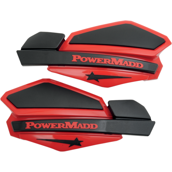 Star Series Handprotektoren HANDGUARDS STAR RD/BK