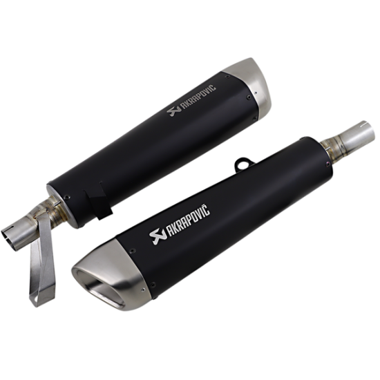 Slip-On Line Muffler MUFFLERS TI BK STR TWIN