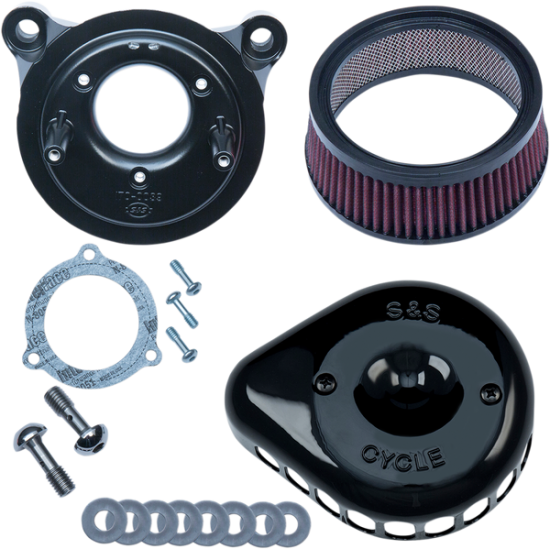 Mini Teardrop Stealth Air Cleaner Kit AIR CLNR BLK MTD TBW-16