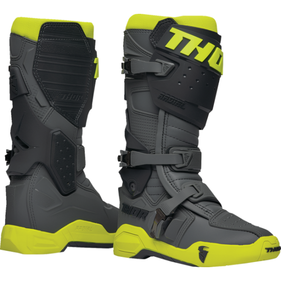 Radial MX Boots BOOT RADIAL GY/FLO YL 11