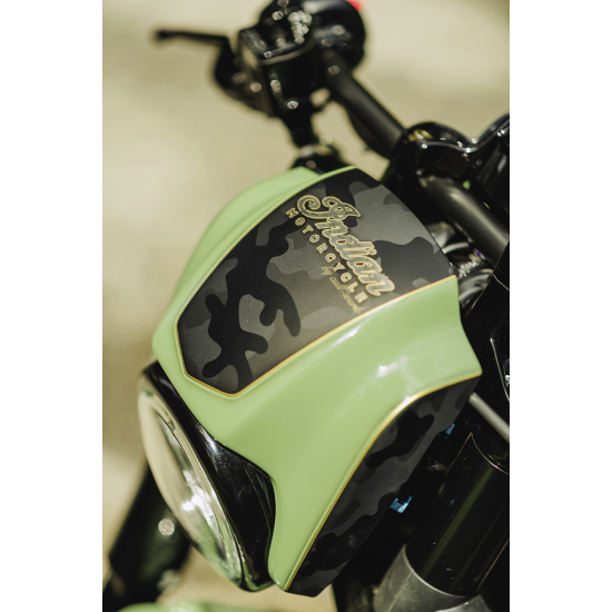 Headlight Mask HEADLIGHT NRS BK SCOUT