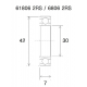 B5 Lager BEARING B5 30X42X7MM