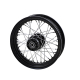 Replacement Laced Wheel WHEEL 16X3R BLK 86-96 ST