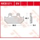 Sv Sintermetall-Bremsbeläge BRAKE PAD TRW MCB571