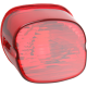 Laydown Taillight Lens with No Tag Window LENS T/L RED NO TAG03-22