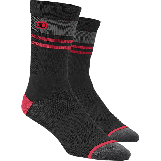 Icon MTB Socks MTB SOCK BK RD L/XL