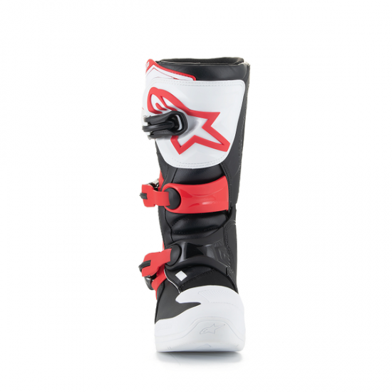 Youth Tech 3S MX Boots BOOT TECH3S YTH WT/BK/R 2