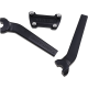 Handlebar Riser RISER 9.5 PULLBACK BLK