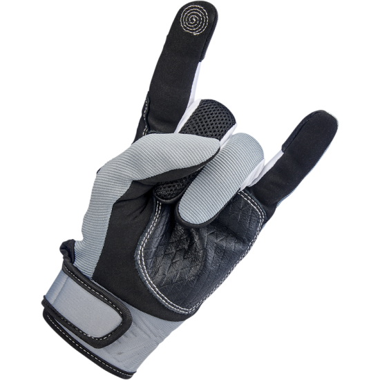 Baja Gloves GLOVES BAJA GRY/BLK SM