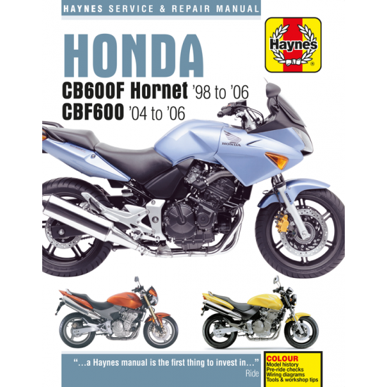 Service Handbuch HONDA CB600F HORNET