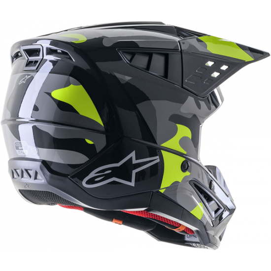 Supertech M5 Rover MX Helm HELMET SM5 ROV2 GY/YLW XS