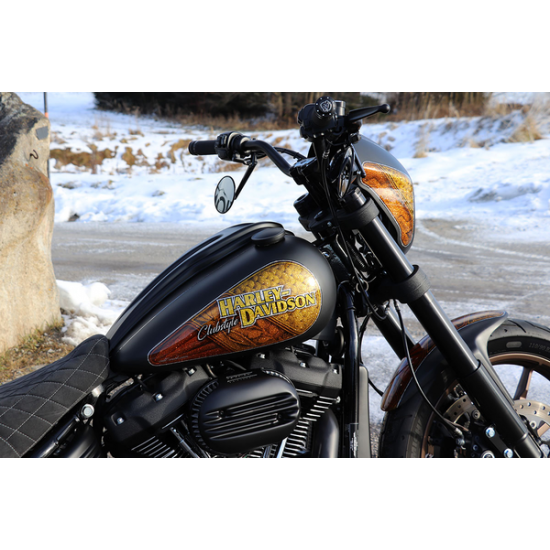 Dash Cover für Harley DASH COVER BK BRKOUT