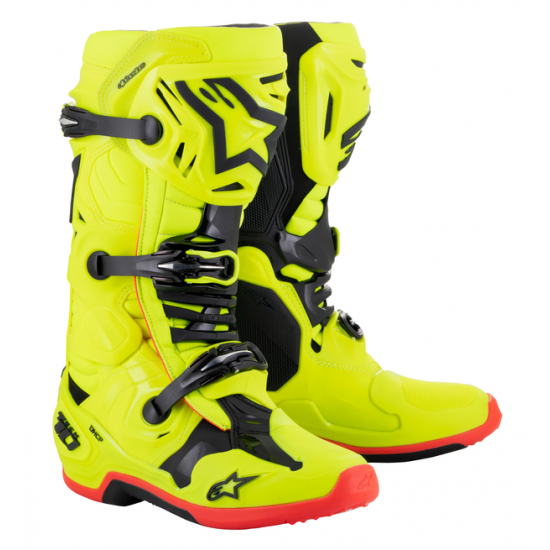 Tech 10 Boots BOOT TECH 10 YLW/BK/RD 14