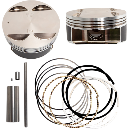 Piston Kit Big Bore 4.250" for M8 Models PISTON KIT 124" 1.143