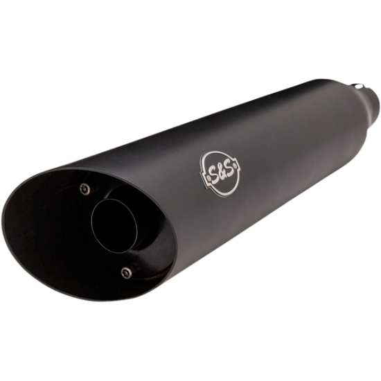 Slash Cut EC Slip-On Mufflers SO EC FX/FL M8 S.CUT BK