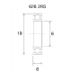 B5 Lager BEARING B5 6X19X6MM