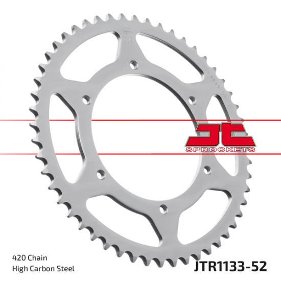 Kettenrad SPROCKET REAR 52T 420