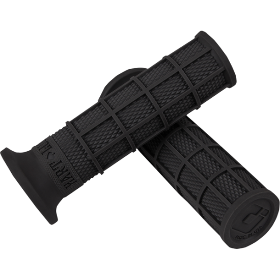 Hart-Luck Signature Full-Waffle Slip-On Grips GRIPS ODI HART-LUCK BLK