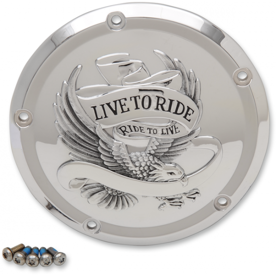 Live To Ride Derby Cover COVER DRBY LTR 16-22 CHR