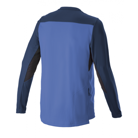 Drop 6 Fahrrad-Jersey, Langarm JERSEY LS DROP 6 BL/BK XL