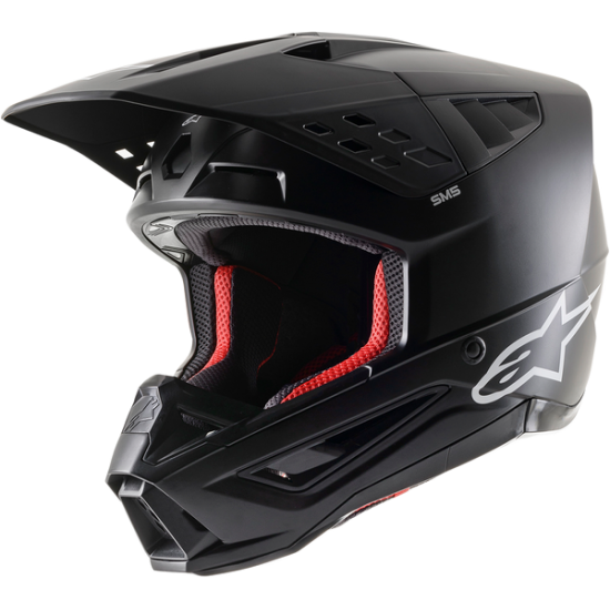 Supertech M5 Solid MX Helm HELMET SM5 SOLID BLACK 2X