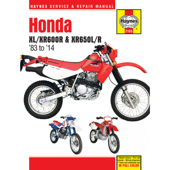Motorcycle Repair Manual MANUAL HON XL600R/XR600R