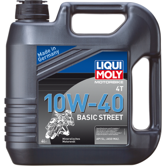 4T 10W-40 Basic Street Engine Oil 4T 10W-40 BASIC STREET 4L