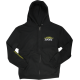 Racer Hoodie mit Reißverschluss ZIP HOODY RACER BLK XL