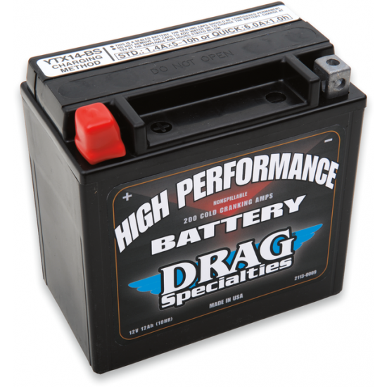 Hochleistungsbatterie BATT DRAG SPEC YTX14 (EU)