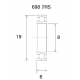 Max Bearing BEARING MAX 8X19X6/7.5MM