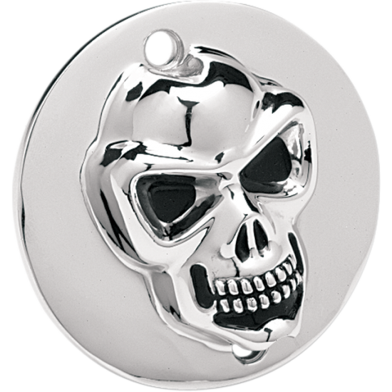 Zündungsdeckel mit 3D-Totenkopf SKULL POINT CVR 71-03 XL